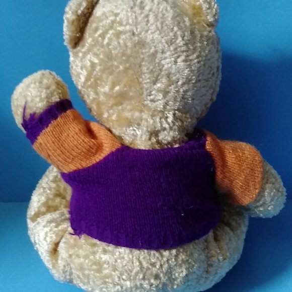 Teddy Bear Plush Stuffed Animal Halloween Pumpkin - Picture 4 of 6